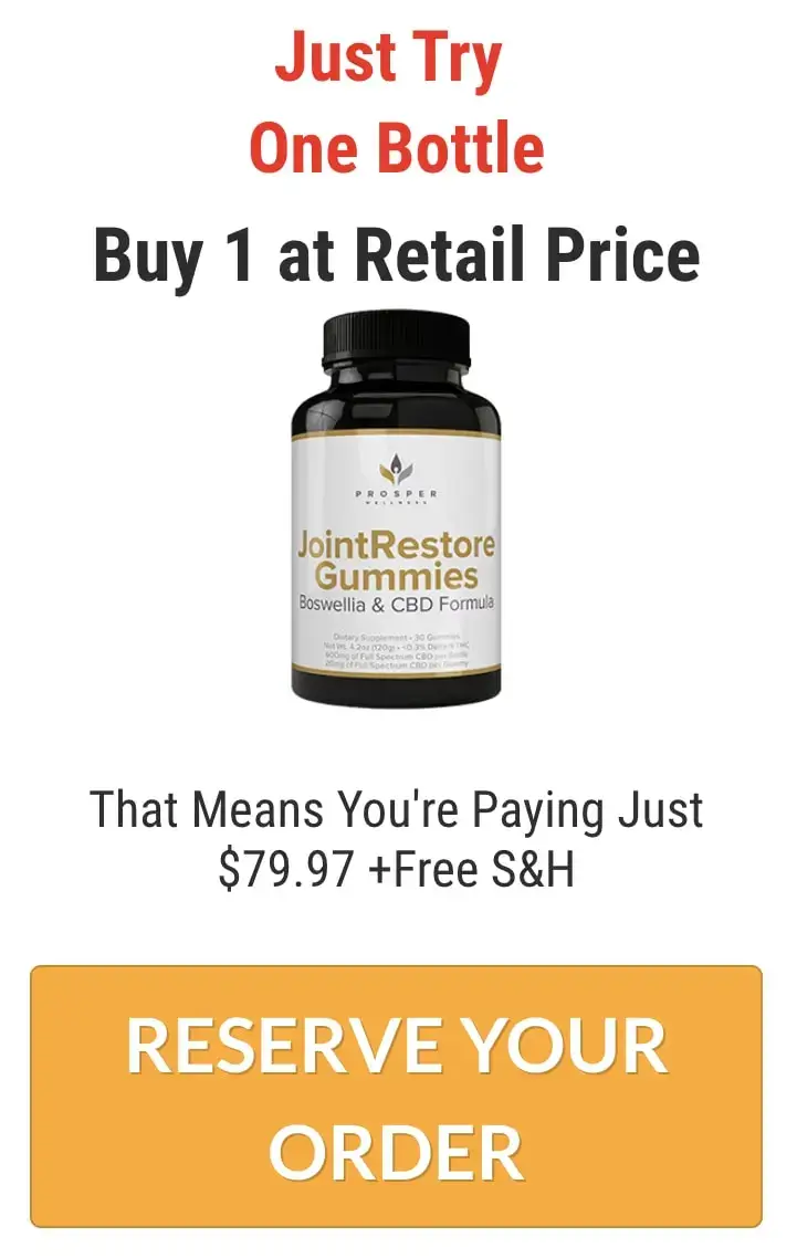  Joint Restore Gummies - 1 Bottle